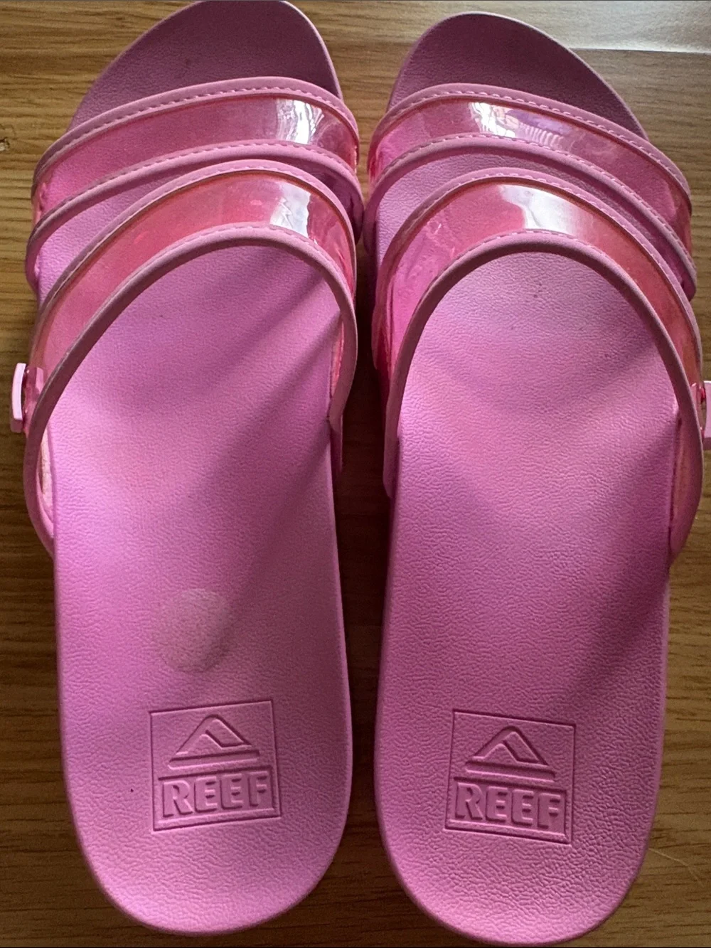 Reef Women’s Bright Pink Double-Strap Slide Sandals